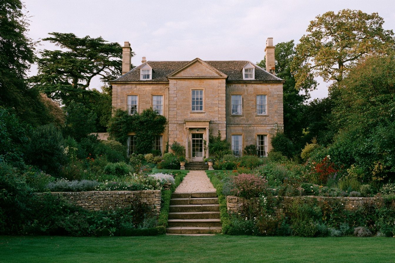 Concept render of the georgian house in Burford